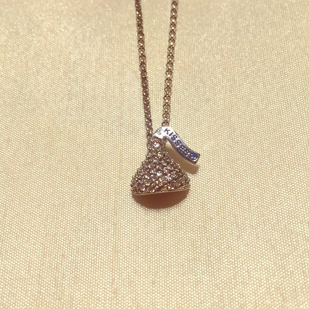 Hershey's Kiss Sterling Silver 18" necklace